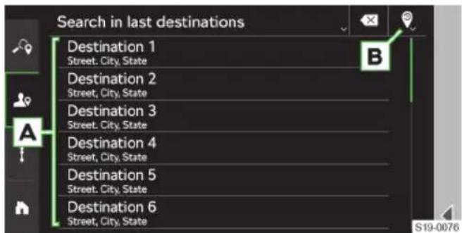 Search in last destinations Destination 1 Street. City. State Destination 2 Street. City. State Destination 3 Street. City. State Destination 4 Street. City. State Destination 5 Street. City. State Destination 6 Street. City. State