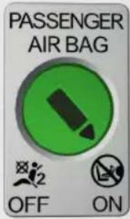 PASSENGER AIR BAG OFF ON