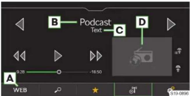 B Podcast Text C D A 9:28 -16.50 WEB S19-0896