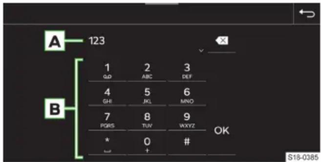 A 123 B 1 2 3 QD ABC DEF 4 5 6 GHI JKL MNO 7 8 9 PQRS TUV WXYZ * 0 # + OK S18-0385