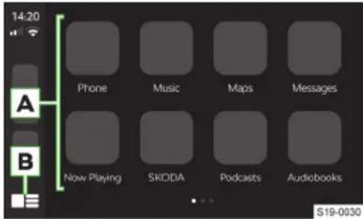 SKODA Superb (2023) - Apple CarPlay - 1