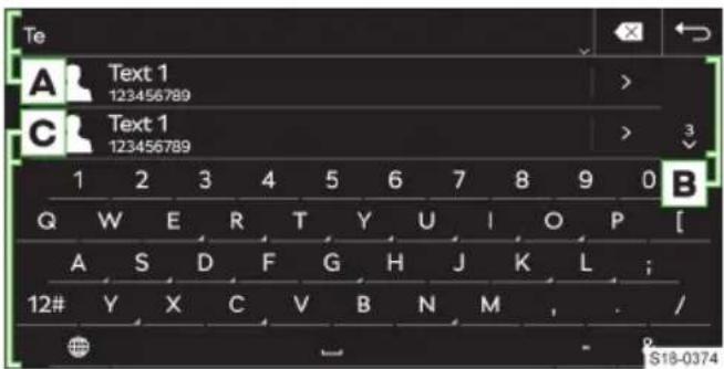 Te A Text 1 123456789 > C Text 1 123456789 > 1 2 3 4 5 6 7 8 9 0 B Q W E R T Y U I O P [ A S D F G H J K L ; 12# Y X C V B N M , . / S18-0374