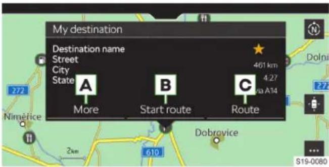 My destination Destination name Street City State A More B Start route Route 461 km 4.27 la A14 Nimérice 272 Dobrovice 610 S19-0060