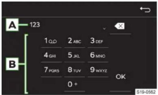 A 123 B 1 QD 2 ABC 3 DEF 4 GHI 5 JL 6 MNO 7 PQRS 8 TUV 9 WXYZ 0 + OK S19-0562