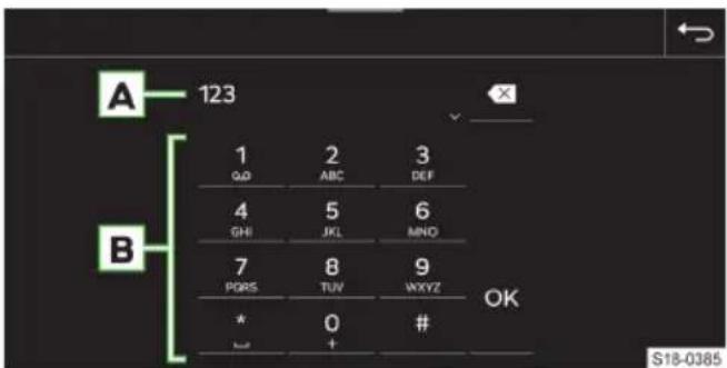 A 123 B 1 2 3 QD ABC DEF 4 5 6 GHI JKL MNO 7 8 9 PQRS TUV WXYZ * 0 # + OK S18-0385
