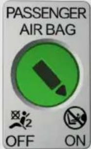 PASSENGER AIR BAG OFF ON