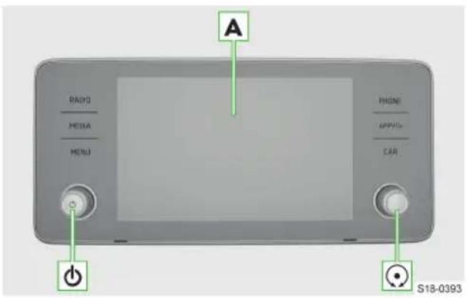 A RADIO MEDIA MENU PHONE APPV+ CAR S18-0393