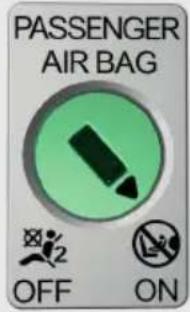 PASSENGER AIR BAG OFF ON