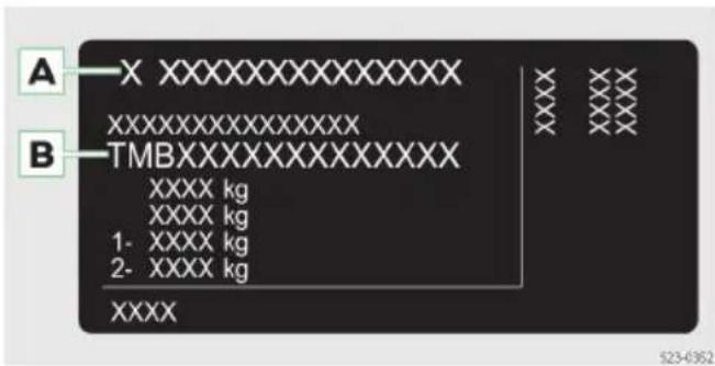 A XXXXXXXXXXXXXX XXXXXXXXXXXXXX TMBXXXXXXXXXXXXXX XXXX kg XXXX kg 1- XXXX kg 2- XXXX kg XXXX