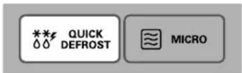*** QUICK DLO DEFROST MICRO