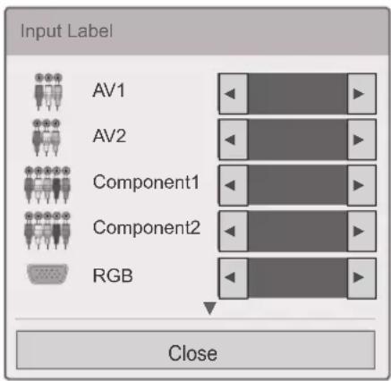 Input Label AV1 AV2 Component1 Component2 RGB Close