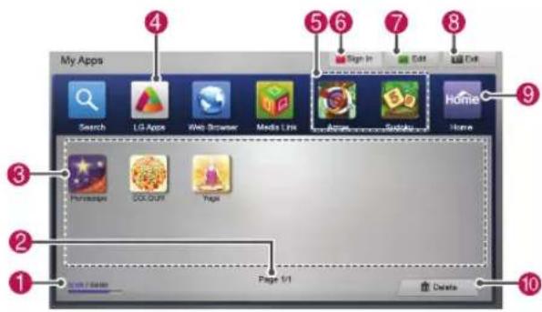 LG 37LV550Y - My Apps-コウイン - 1
