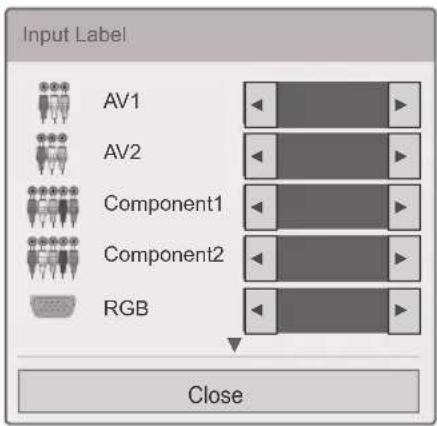 Input Label AV1 AV2 Component1 Component2 RGB Close