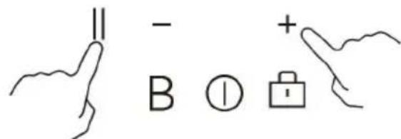 || - + B ① lock