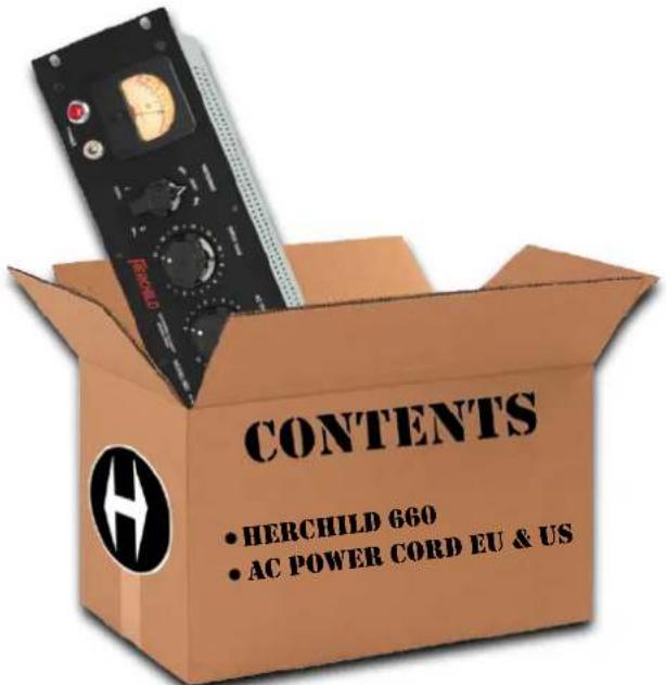 CONTENTS • HERCHILD 660 • AC POWER CORD EU & US