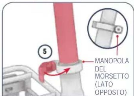 MANOPOLA DEL MORSETTO (LATO OPPOSTO)
