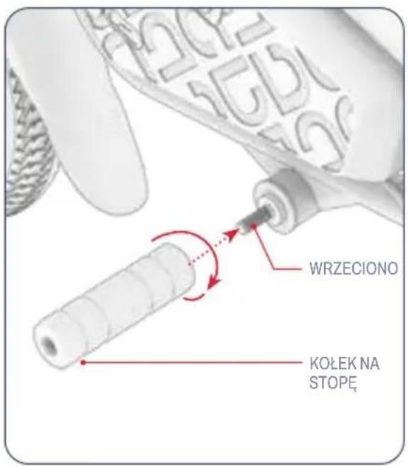 WRZECIONO KOLEK NA STOPE