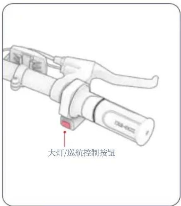大灯/巡航控制按钮