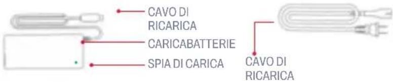 CAVO DI RICARICA CARICABATTERIE SPIA DI CARICA CAVO DI RICARICA