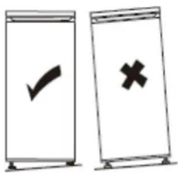 Two identical signboards with checkmarks and an 'X' symbol, likely indicating approval or rejection status.