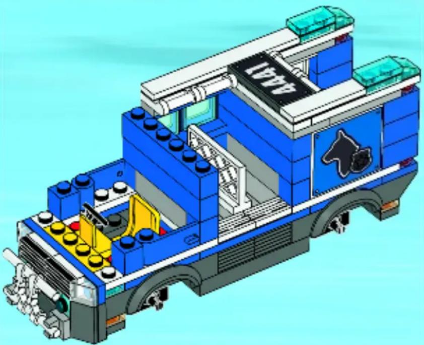 LEGO Police Dog Van - 43 - 1