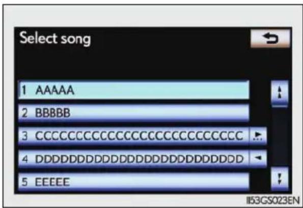 Select song 1 AAAAA 2 BBBBB 3 CCCCCCCCCCCCCCCCCCCCCCCCCC 4 DDDDDDDDDDDDDDDDDDDDDDD 5 EEEEE