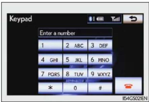 Keypad Enter a number 1 2 ABC 3 DEF 4 GHI 5 JKL 6 MNO 7 PQRS 8 TUV 9WXYZ * 0 # I54GS021EN