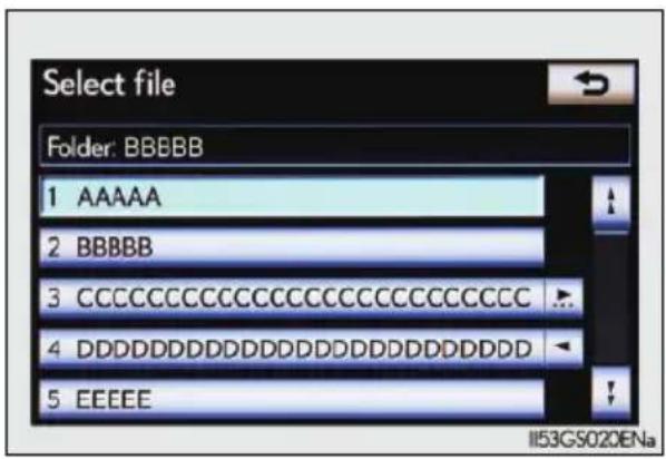 Select file Folder: BBBBB 1 AAAAA 2 BBBBB 3 CCCCCCCCCCCCCCCCCCCCCCCCCC 4 DDDDDDDDDDDDDDDDDDDDDDDDD 5 EEEEE