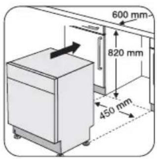 ZANUSSI ZDS 104 - Montáž pod pult - 1