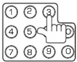 1 2 3 4 5 0 7 8 9 0