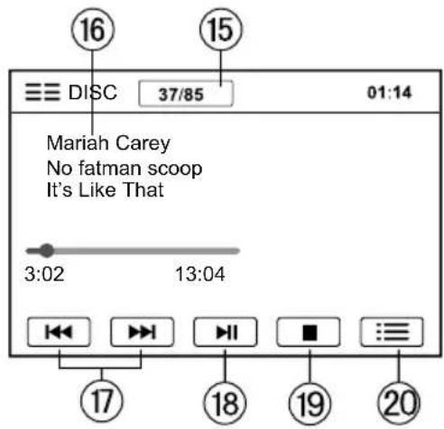 16 15 ≡ DISC 37/85 01:14 Mariah Carey No fatman scoop It's Like That 3:02 13:04 17 18 19 20