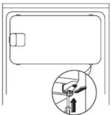 ZANUSSI ZRA 319 SW - Вртење на вратата на комората за замрзнување - 1