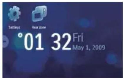 Settings Year zone °01 32 Fri May 1, 2009
