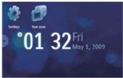 Settings Reset zone °01 32 Fri May 1, 2009
