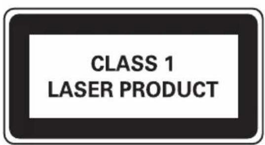 CLASS 1 LASER PRODUCT