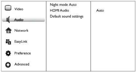 PHILIPS Harmony DBD8010 - Audio setup - 1