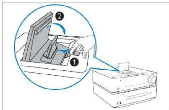 PHILIPS Harmony DBD8010 - Remove the iPod/iPhone/iPad - 2