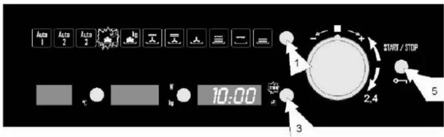 HOOVER HBM 310 X - Odtaljevanje po času (ročno) - 1