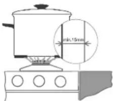 GORENJE K772WD - Važna upozorenja u plinske zone kuhanja - 1