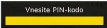 Vnesite PIN-kodo