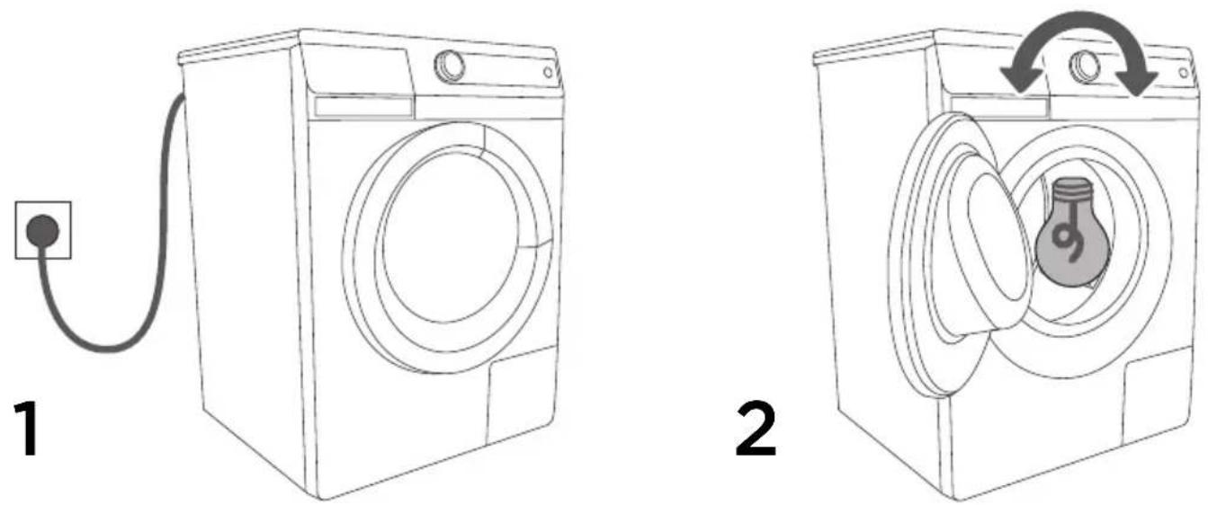 GORENJE W8424 - KORAK: PRIPRAVA NA PRANJE PERILA - 2