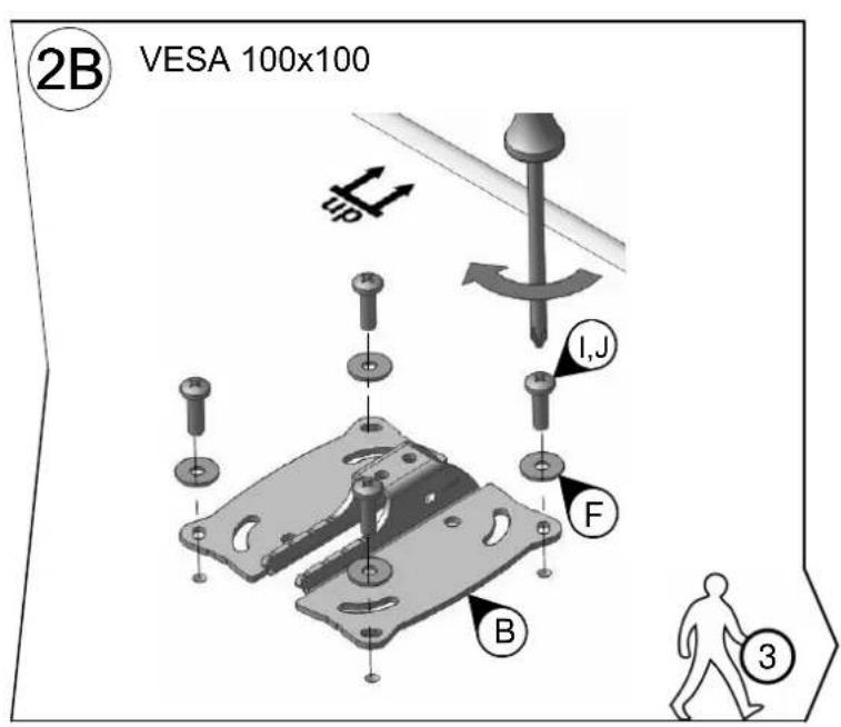 2B VESA 100x100 I,J F B 3