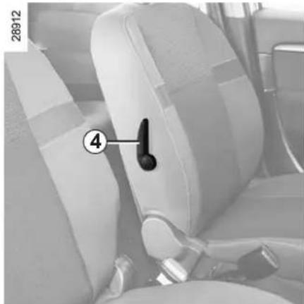 RENAULT Scenic (2013) - Nastavovanie výšky sedadla - 1