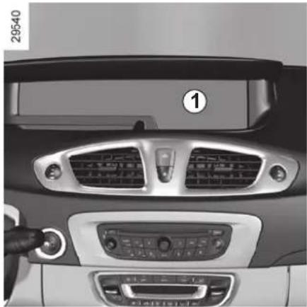 RENAULT Scenic (2013) - PALUBNÝ POČÍTAČ: všeobecné informácie (1/2) - 1