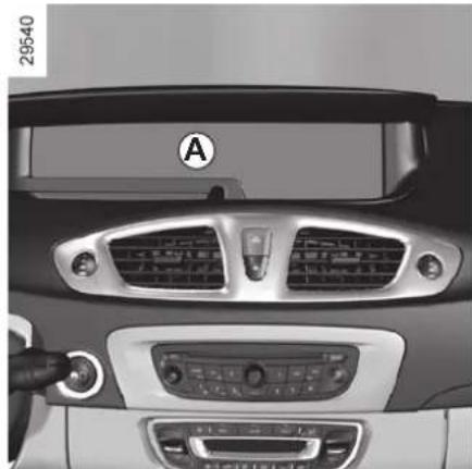 RENAULT Scenic (2013) - Nastavenie funkcie vopred - 1