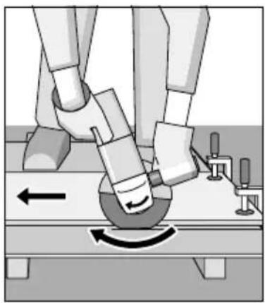 BOSCH GWS 850 CE - Fémek darabolása - 1
