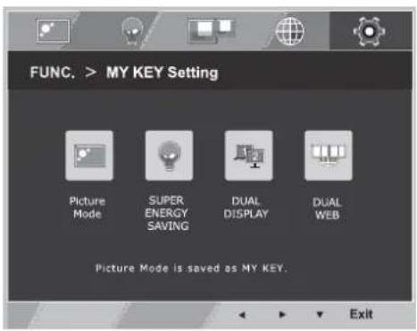 LG 27EA63V - MY KEY Setting - 1