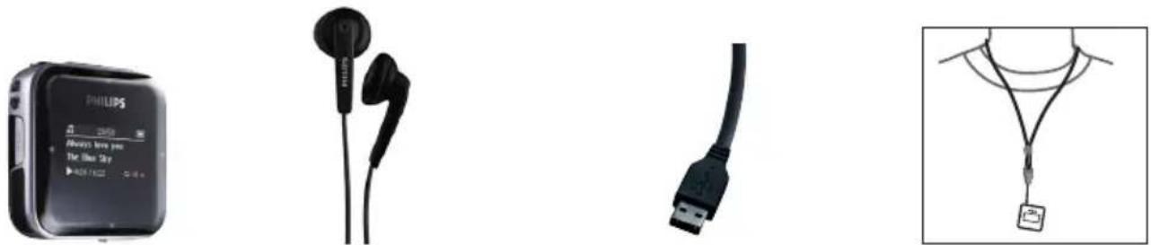 PHILIPS GoGear SA2848 - 產品內容 - 1