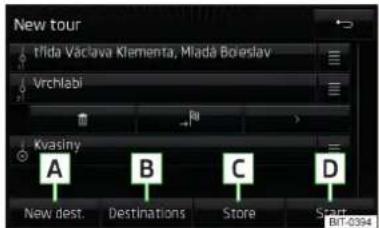SKODA Columbus (2016) - Nová cestavných hlásení TMC (Traffic Message Channel), ktoré obsahujú informácie o dopravných obmedzeniach.

Počas vedenia do cieľa sa potom prístrojom vydávajú upozorňujúce hlásenia týkajúce sa dopravných obmedzení. - 1