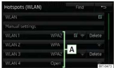 SKODA Columbus (2016) - Klient WLAN - spojenie prístroja s WLAN externého prístrojaprístroji zapnuté.   
√ Hlasová obsluha Siri je v pripájanom prístroji zapnutá.

Vytvorením spojenia Apple CarPlay sa ukončia všetky existujúce spojenia Bluetooth® s prístrojom a vytvorí sa spojenie s prístrojom spojeného pomocou Apple CarPlay. Počas spojenia Apple CarPlay nie je možné použitie menu Telefón.

Prístroj spojený pomocou Apple CarPlay nie je možné používať ako audio zdroj v menu Médiá.

Ak by sa práve realizovalo vedenie do ciela pomocou menu Navigácia, potom sa ukončí vedenie do ciela v prístroji prostredníctvom štartu vedenia do ciela v aplikácii Apple CarPlay. Toto platí aj recipročne.

Zoznam prístrojov, podporovaných regiónov a aplikácií, ktoré podporujú spojenie Apple CarPlay, je potrebné vyhládať na internetových stránkach Apple. - 1